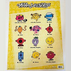 Mr. Men Little Miss Poster 24 x 18" Wall Art Decor
